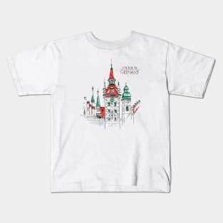 Old Town Hall in Munich, Germany Kids T-Shirt